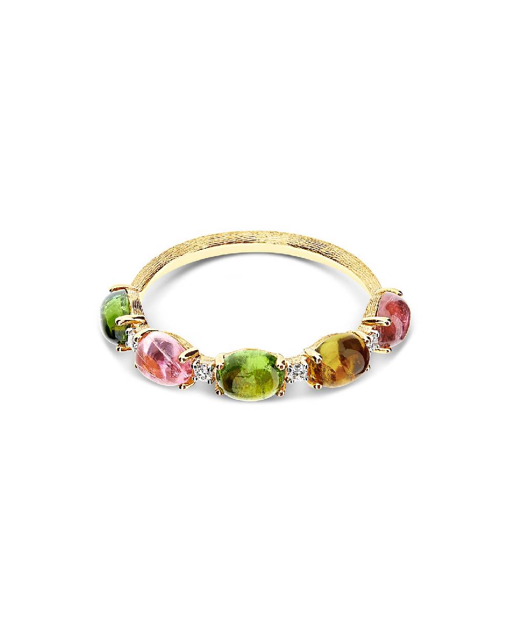 Nanis Anello "DANCING TOURMALINES" in oro, diamanti e tormaline colorate – Nanis Italian Jewels Vendita Economica