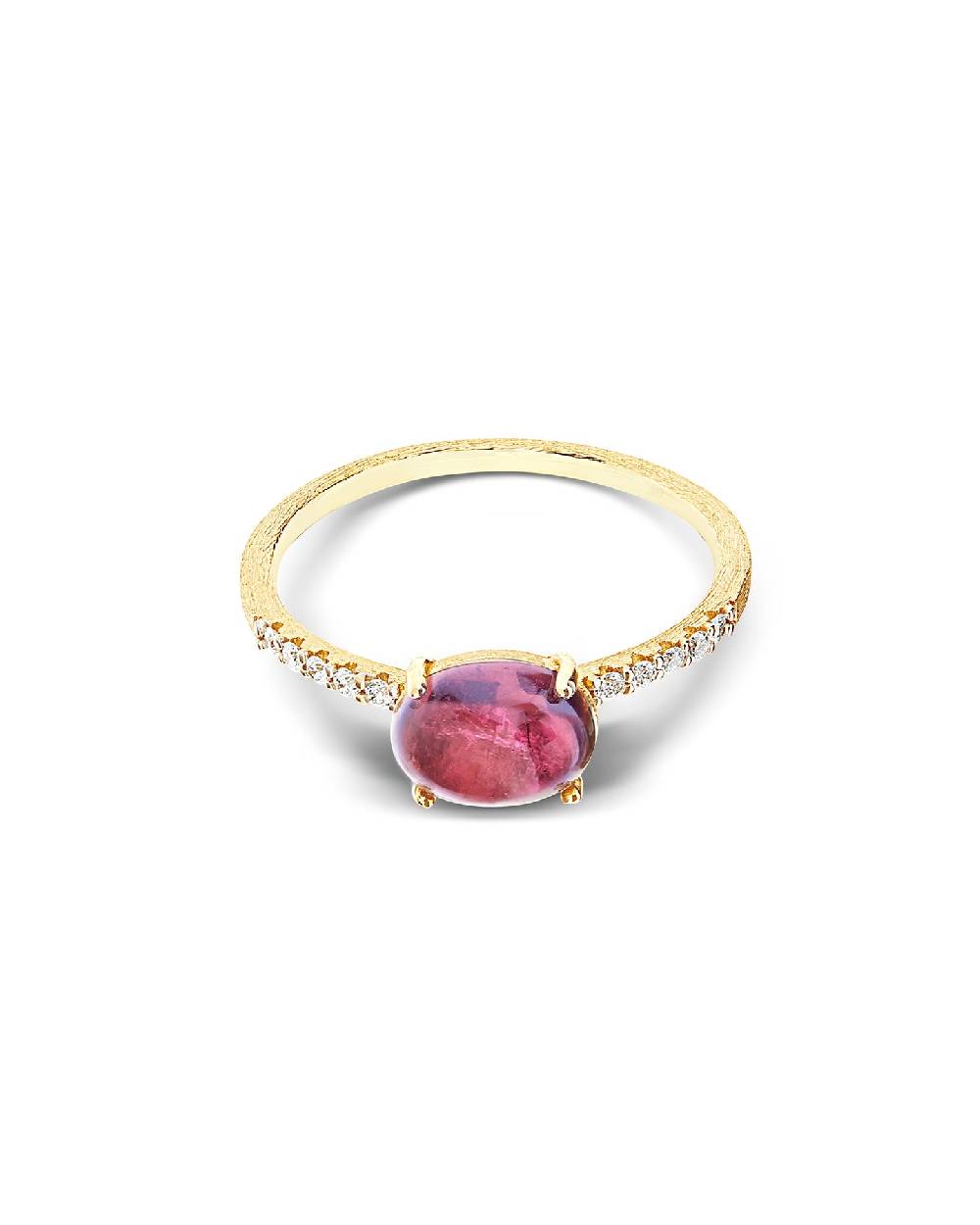 Nanis Anello "DANCING TOURMALINES" in oro, diamanti e tormalina rosa (medio) – Nanis Italian Jewels I Più Venduti