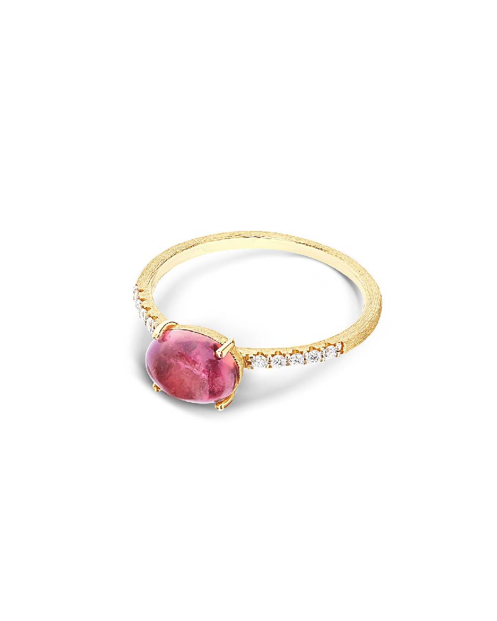 Nanis Anello "DANCING TOURMALINES" in oro, diamanti e tormalina rosa (medio) – Nanis Italian Jewels I Più Venduti