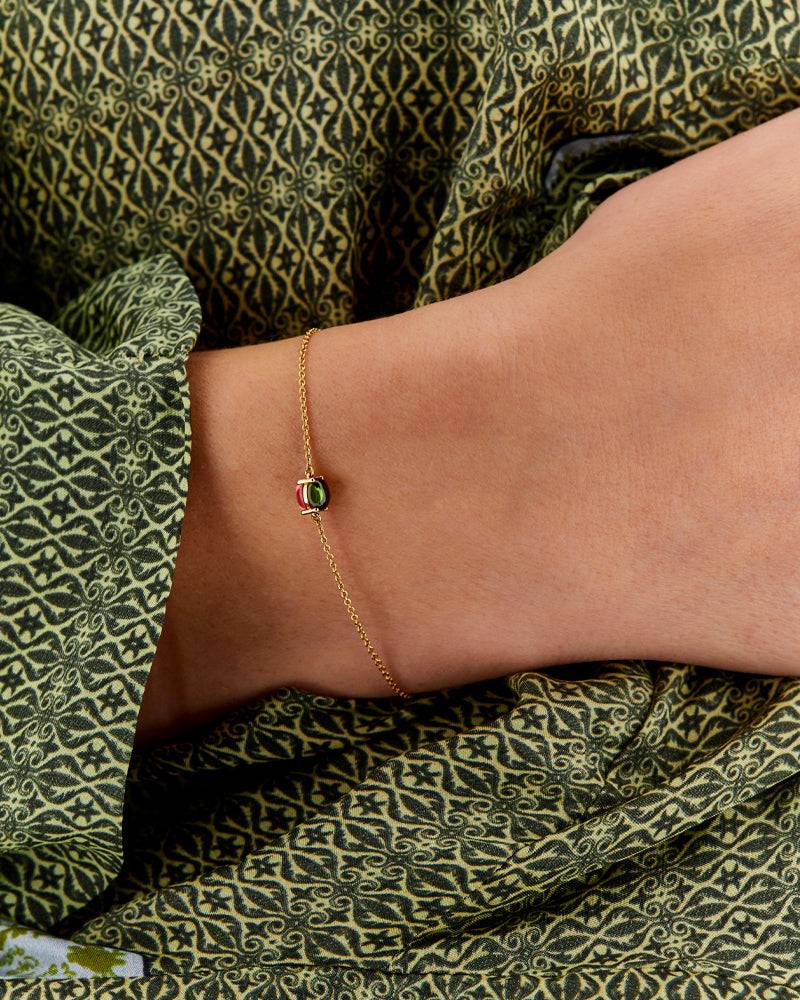 Nanis Bracciale "DANCING TOURMALINES" in oro e tormaline colorate – Nanis Italian Jewels Italy