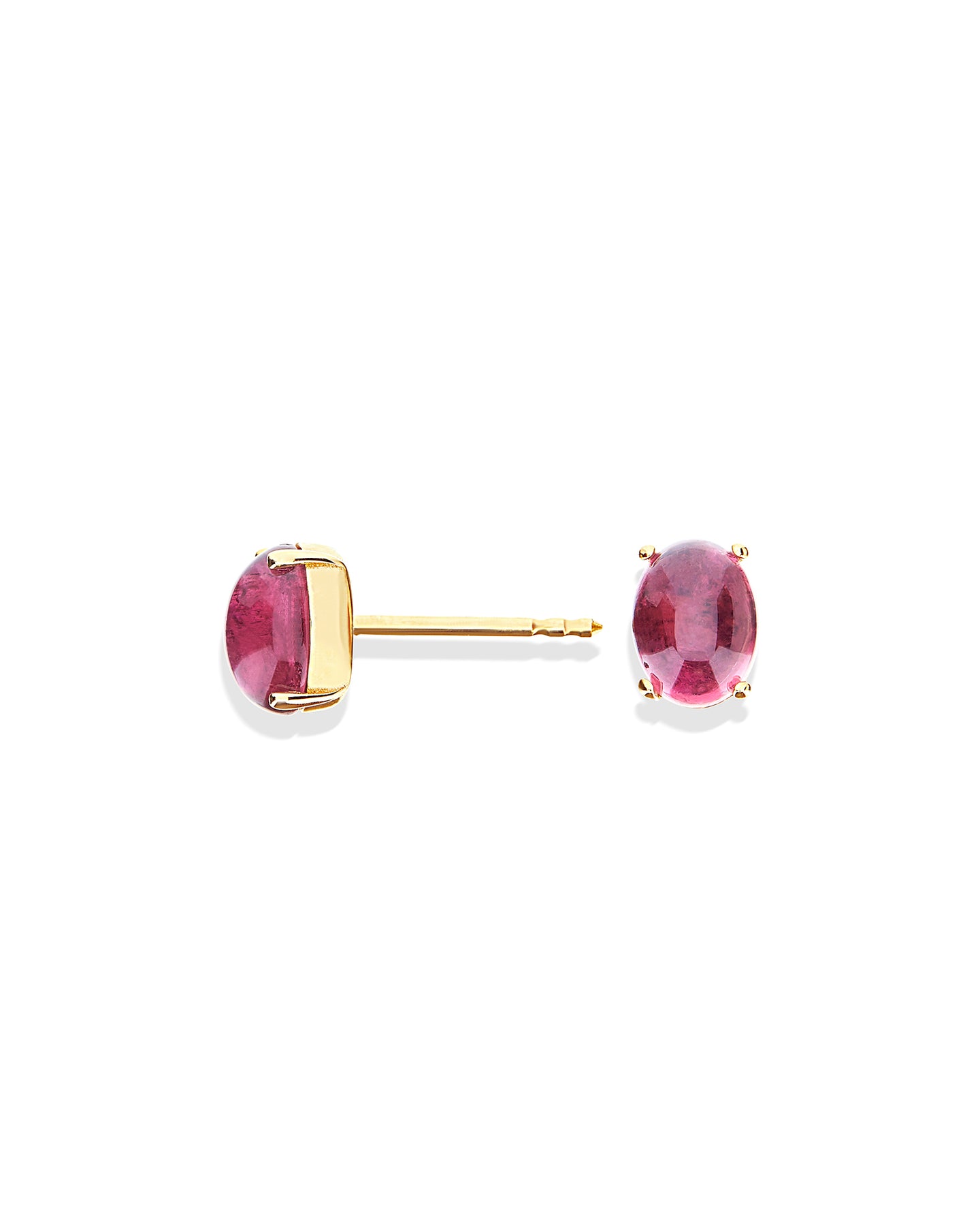 Nanis Orecchini a lobo "DANCING TOURMALINES" in oro e tormalina rosa (piccol – Nanis Italian Jewels Nuovo
