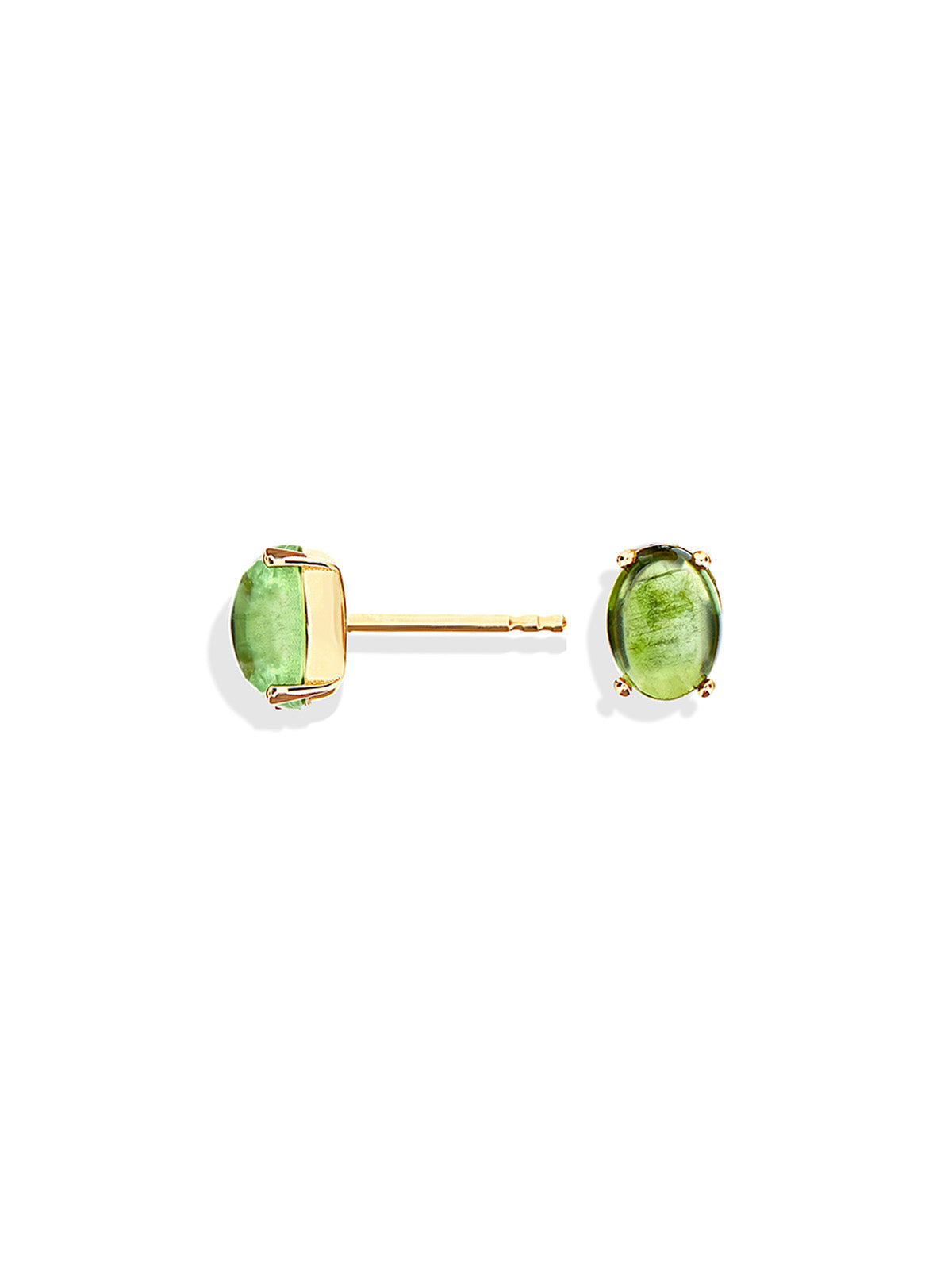 Nanis Orecchini a lobo "DANCING TOURMALINES" in oro e tormalina verde (picco – Nanis Italian Jewels Vendita