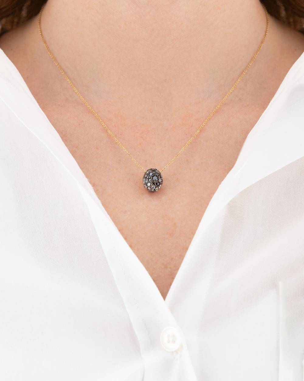 Nanis Collana "DANCING REVERSE" double face con ciondolo in oro, rubini, dia – Nanis Italian Jewels Prezzo Ridotto