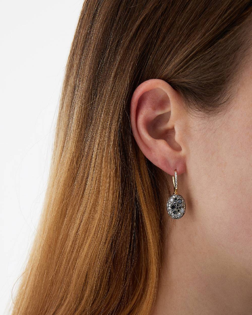 Nanis Orecchini CILIEGINE "DANCING REVERSE" double face in oro, rubini, diam – Nanis Italian Jewels Convenienza