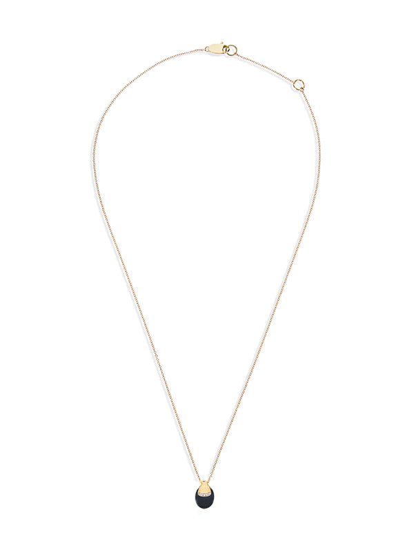 Nanis Collana "DANCING MYSTERY BLACK" pendente in oro con boule in onice ner – Nanis Italian Jewels 2025