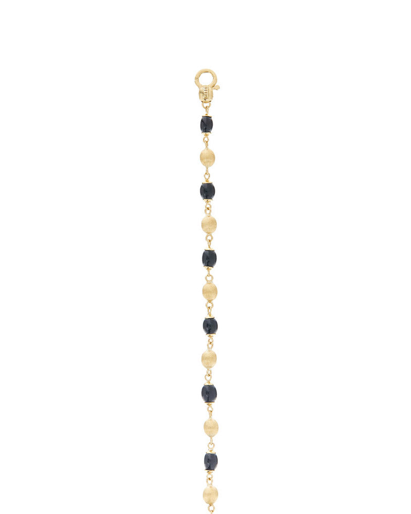 Nanis Bracciale "DANCING MYSTERY BLACK" casual con boules in oro e onice ner – Nanis Italian Jewels Soddisfazione Garantita