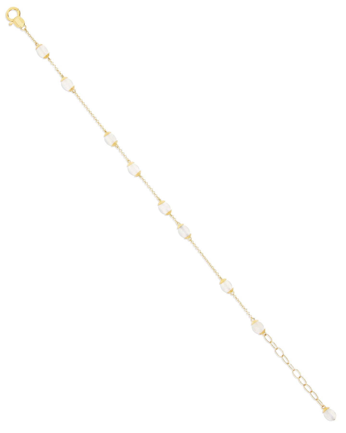 Nanis Bracciale "WHITE DESERT" in oro e pietra di luna – Nanis Italian Jewels Outlet