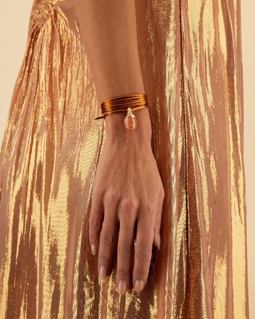 Nanis Pendente "PETRA" in oro, diamanti e avventurina arancione (grande) – Nanis Italian Jewels Vendita Calda
