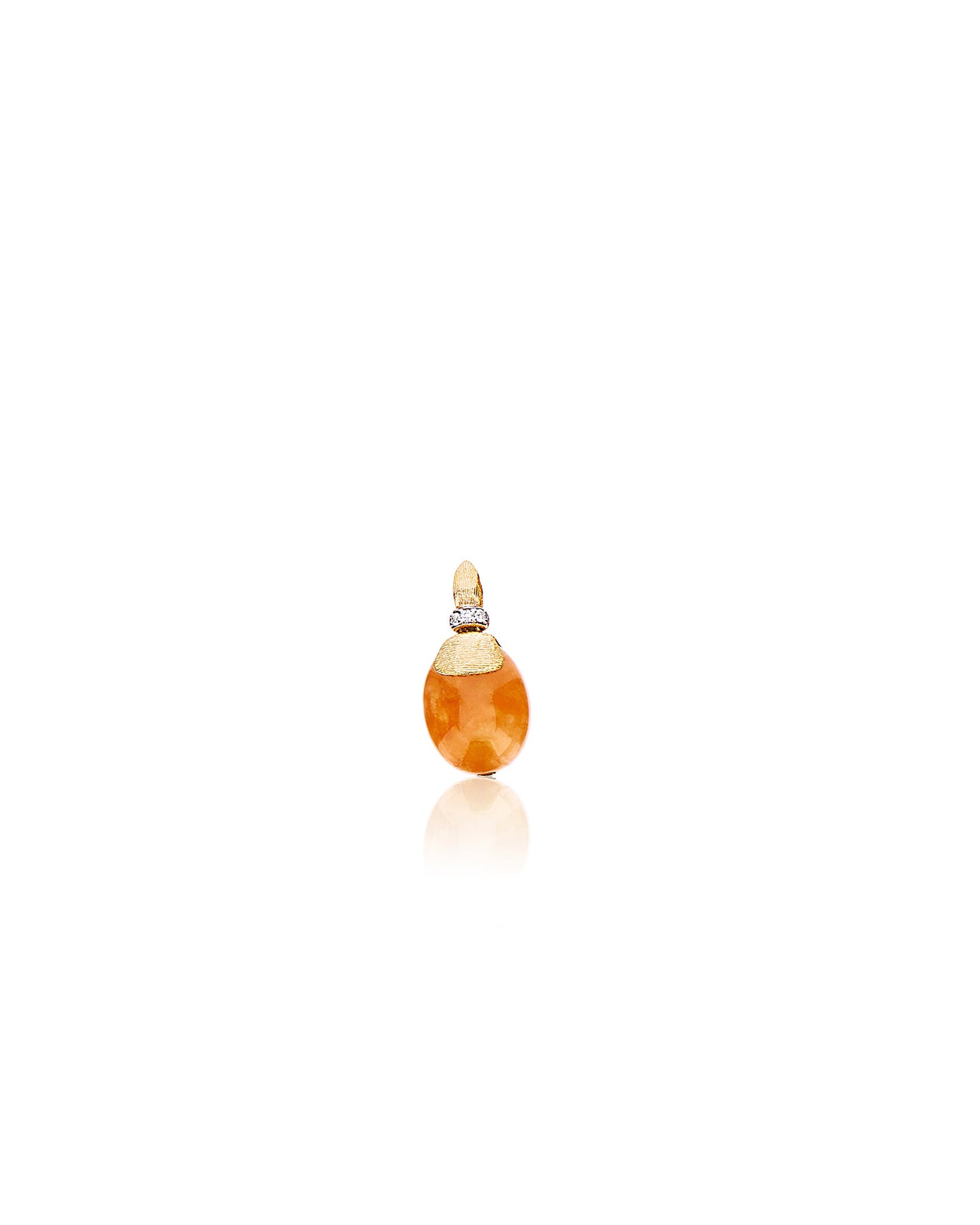 Nanis Pendente "PETRA" in oro, diamanti e avventurina arancione (piccolo) – Nanis Italian Jewels Saldi Di Fabbrica