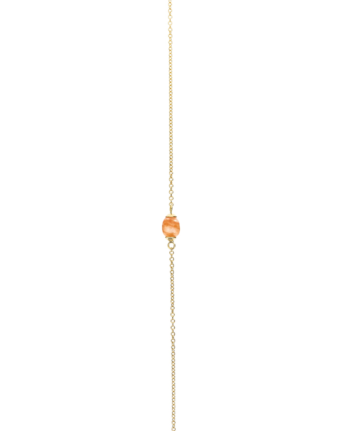 Nanis Collana "PETRA" in oro e avventurina arancione (corta) – Nanis Italian Jewels Negozio