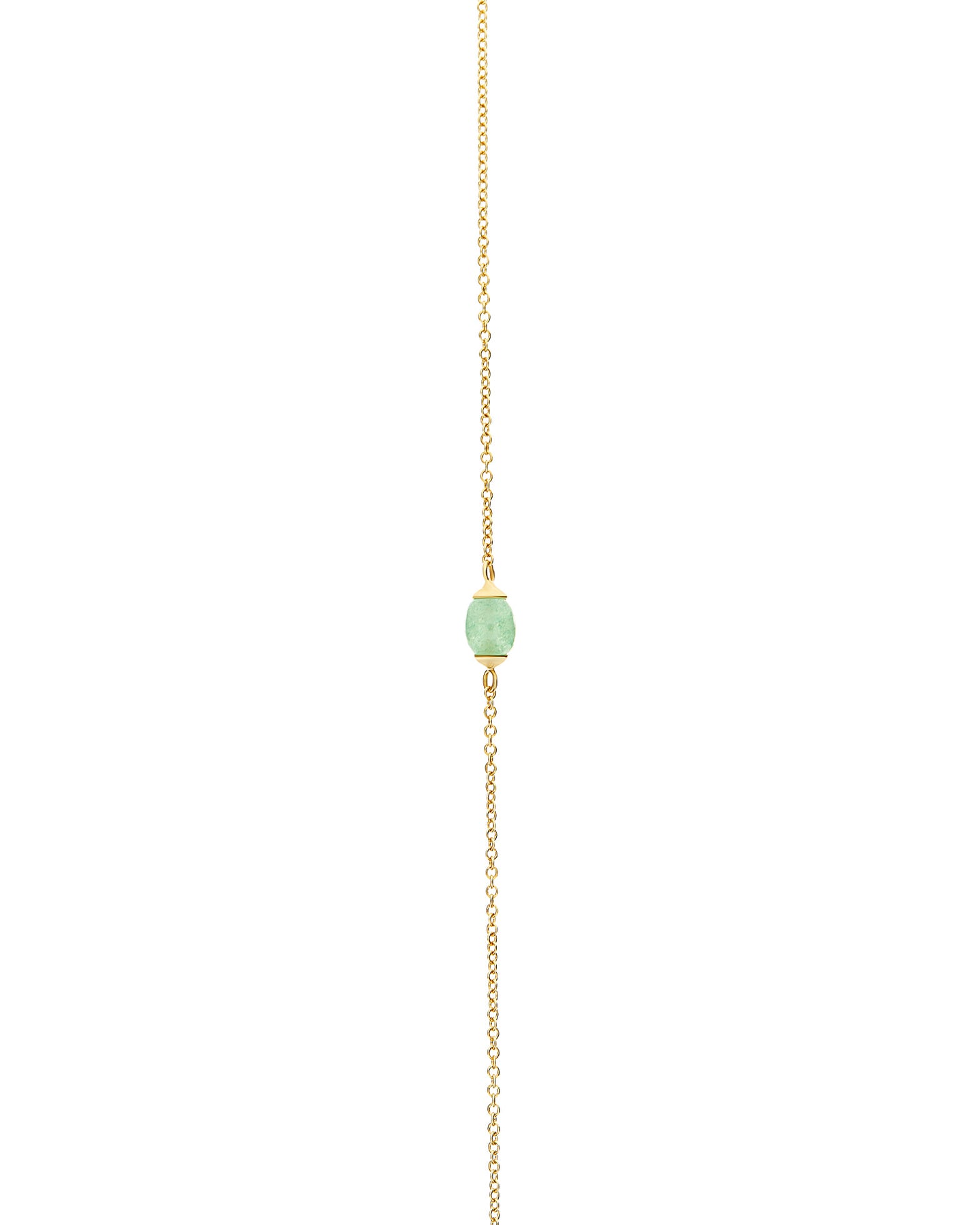 Nanis Collana "AMAZZONIA" in oro e avventurina verde (corta) – Nanis Italian Jewels Vendita