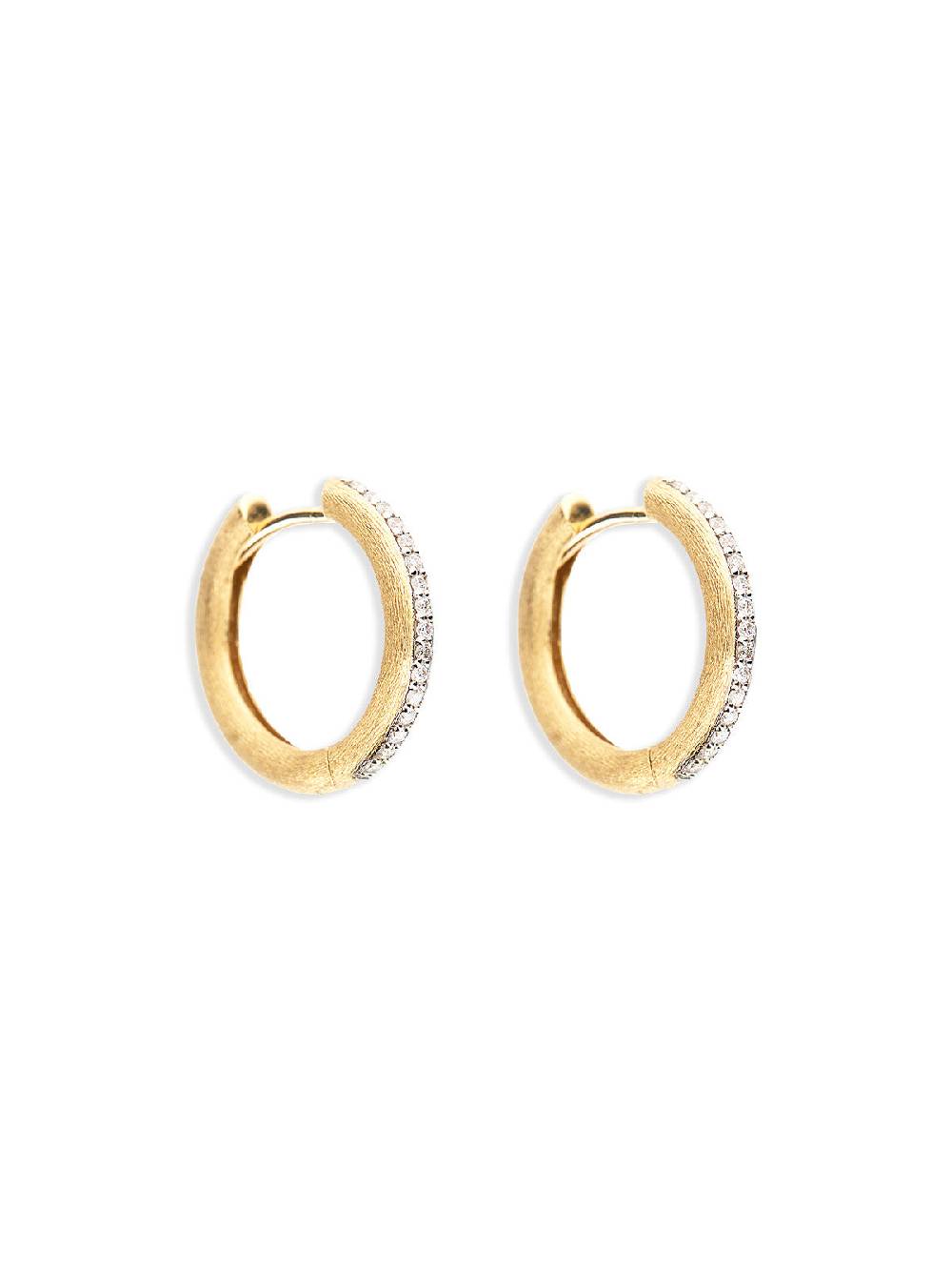 Nanis Orecchini a cerchio grandi "LIBERA" in oro e diamanti – Nanis Italian Jewels Shopping Online