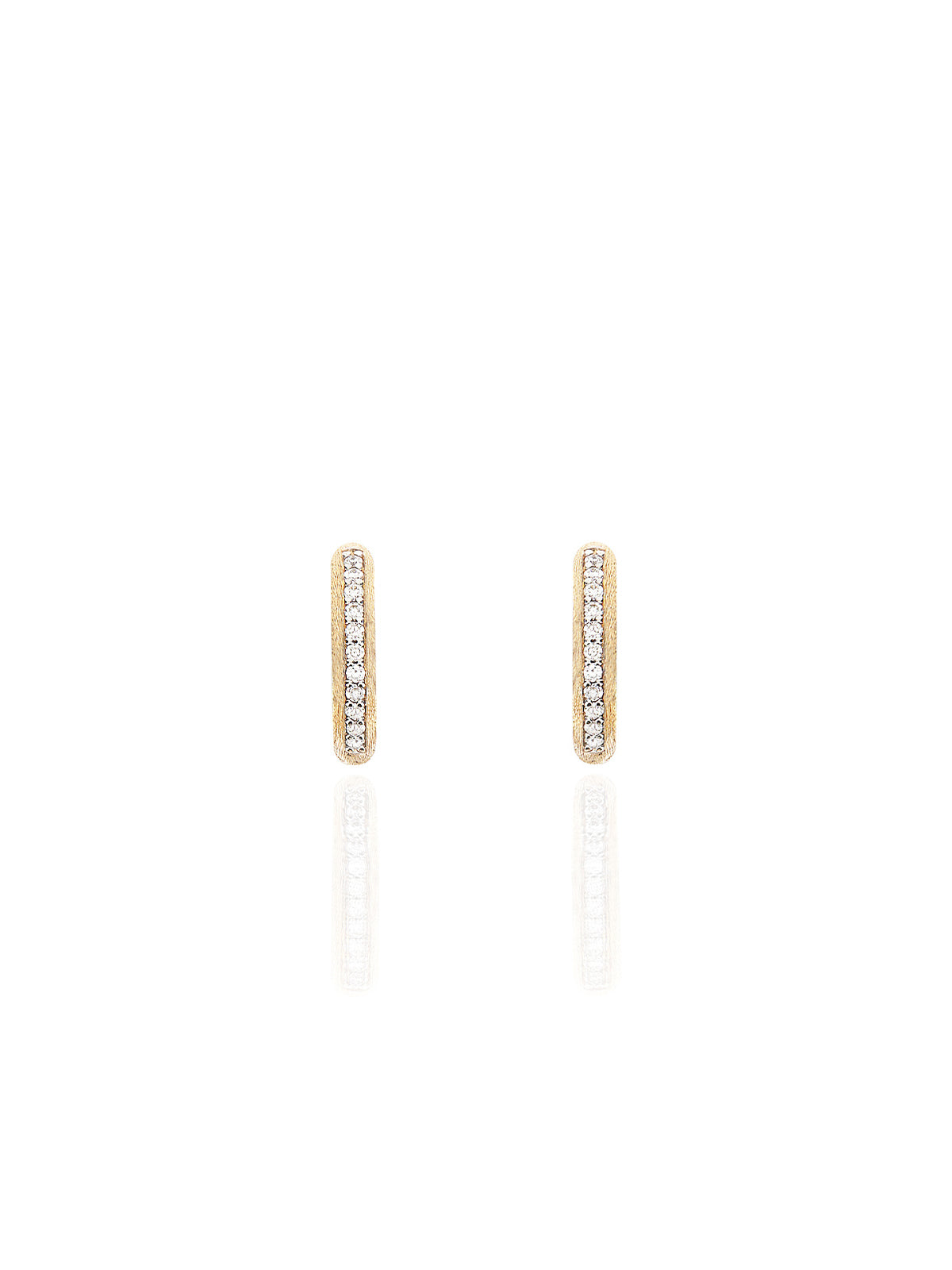 Nanis Orecchini a cerchio piccoli "LIBERA" in oro e diamanti – Nanis Italian Jewels Affare Del Giorno