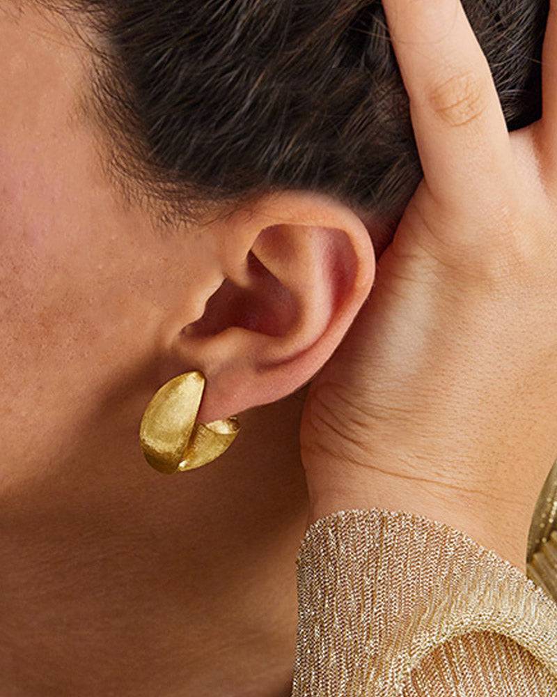 Nanis Orecchini a cerchio "TRASFORMISTA" vintage in oro – Nanis Italian Jewels Outlet