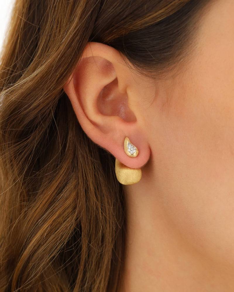 Nanis Orecchini "CASHMERE" 3 in 1 in oro e diamanti – Nanis Italian Jewels Offerte