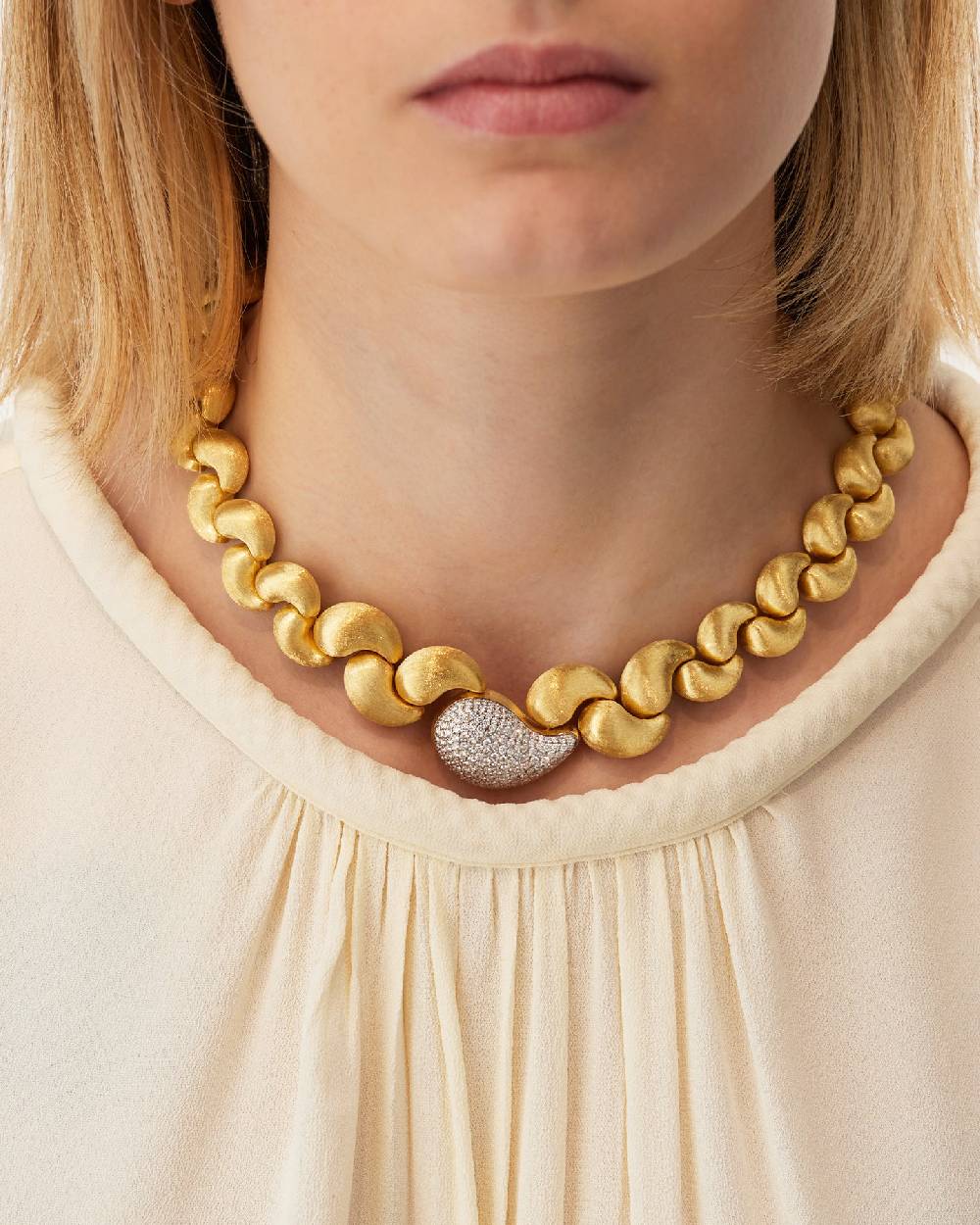 Nanis Collana statement "CASHMERE" in oro e diamanti – Nanis Italian Jewels Hotsell