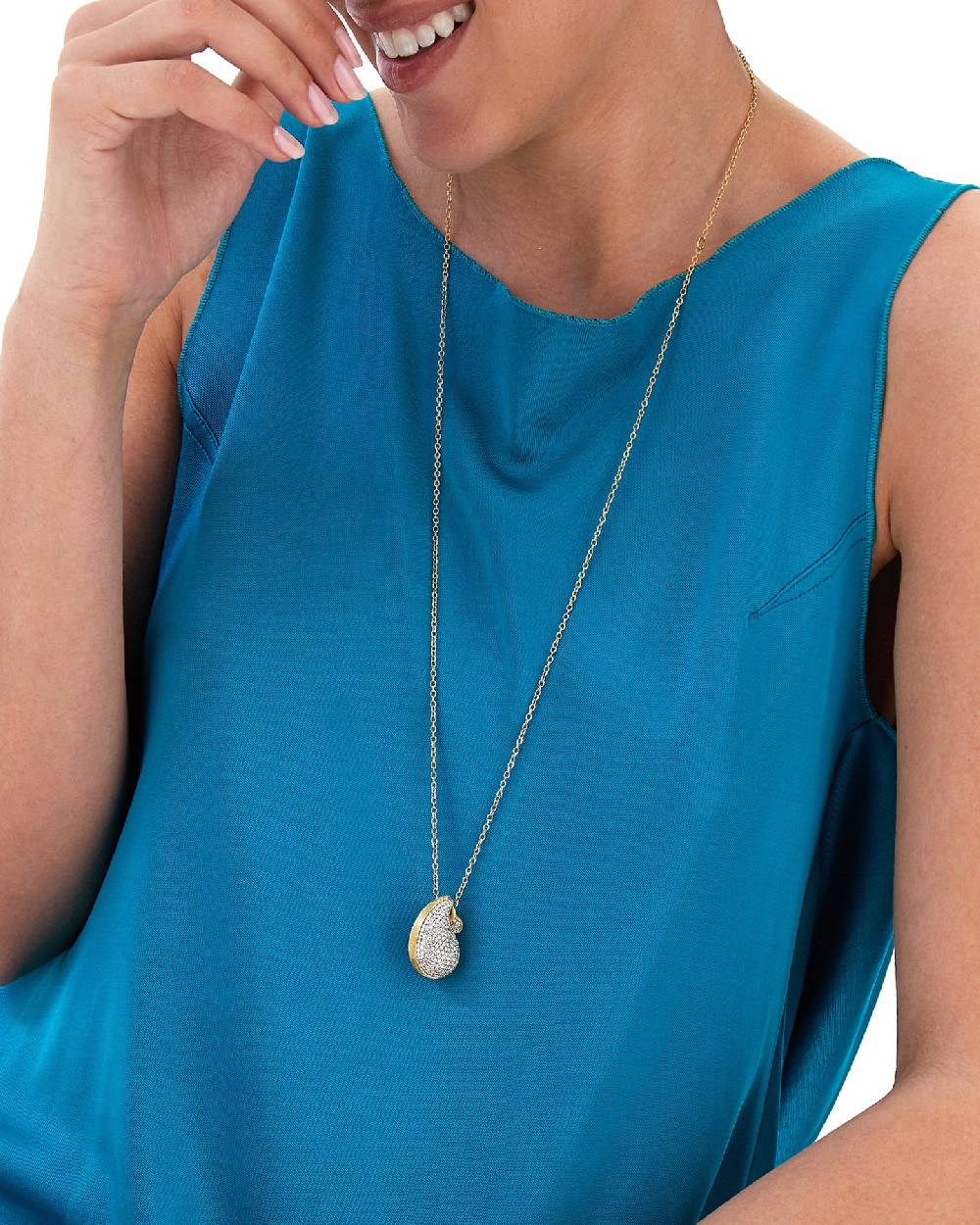 Nanis Collana "CASHMERE" pendente con ciondolo in oro e diamanti – Nanis Italian Jewels Saldi Di Fabbrica