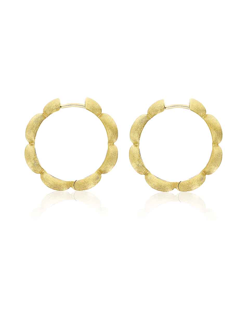 Nanis Orecchini a cerchio grandi "Diva" in oro – Nanis Italian Jewels Qualità