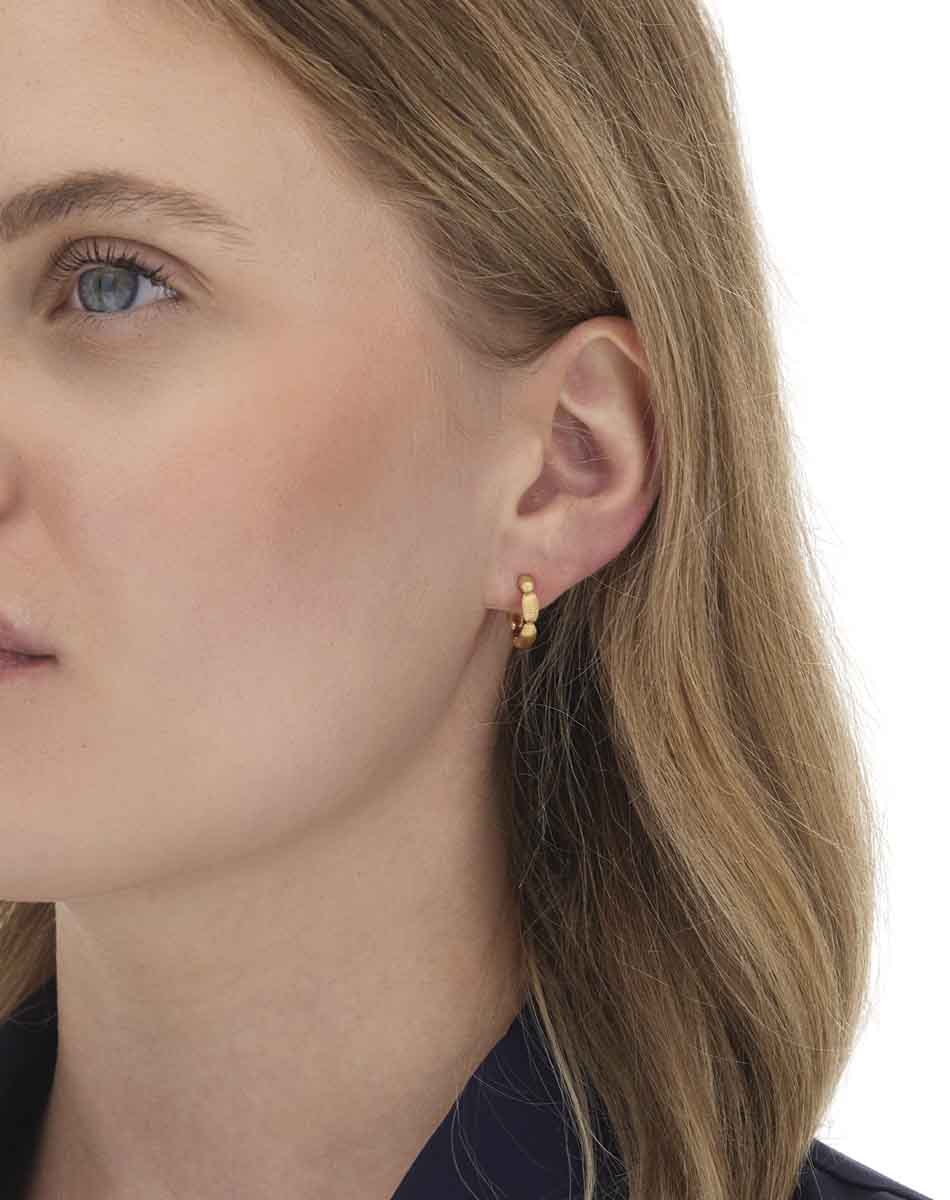 Nanis Orecchini a cerchio piccoli "Diva" in oro – Nanis Italian Jewels Promozione