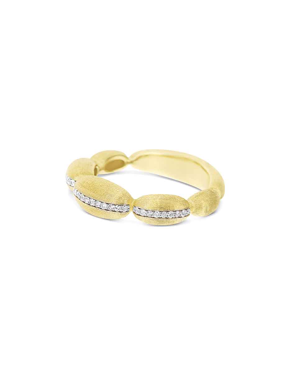 Nanis Anello "Diva" con boules in oro e diamanti – Nanis Italian Jewels Discount Store per i nuovi prodotti
