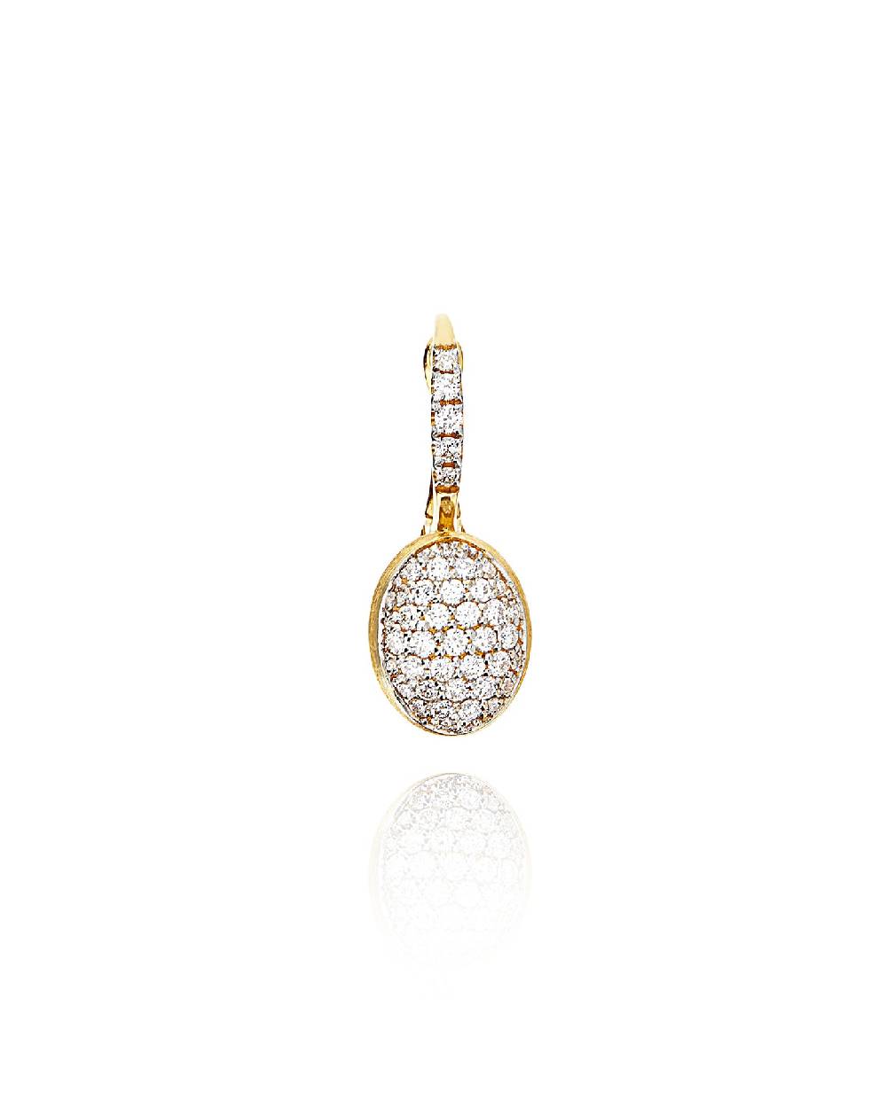 Nanis Orecchino "CILIEGINA" con boule pendente in oro e diamanti (piccolo) – Nanis Italian Jewels Fornitura limitata
