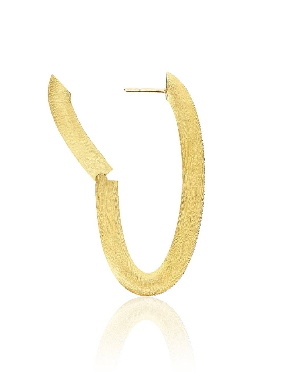 Nanis Orecchini a cerchio "LIBERA ICON" in oro e diamanti (grandi) – Nanis Italian Jewels Enormi risparmi
