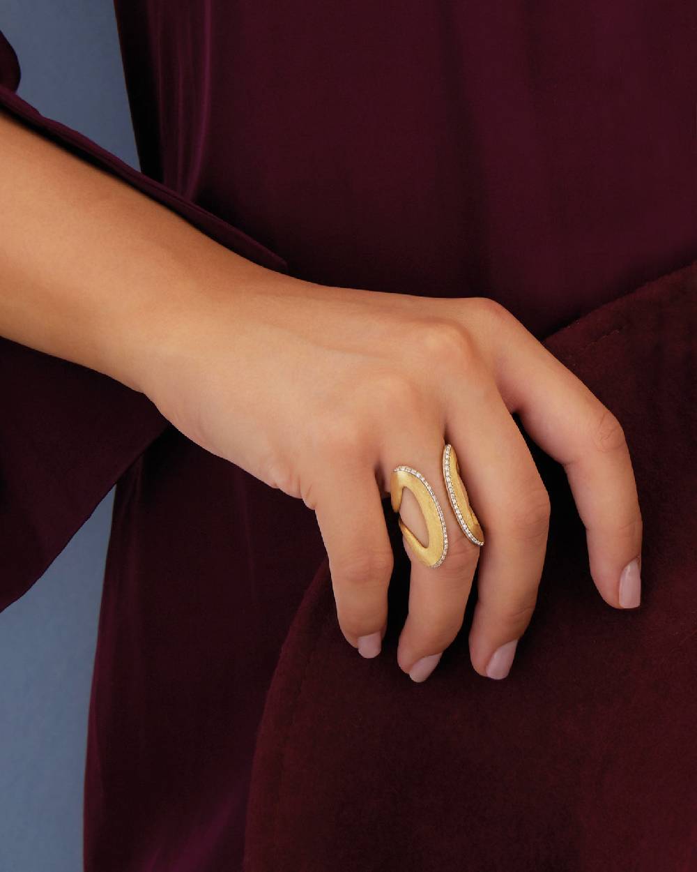 Nanis Anello statement "LIBERA ICON" in oro e diamanti – Nanis Italian Jewels Prezzo basso