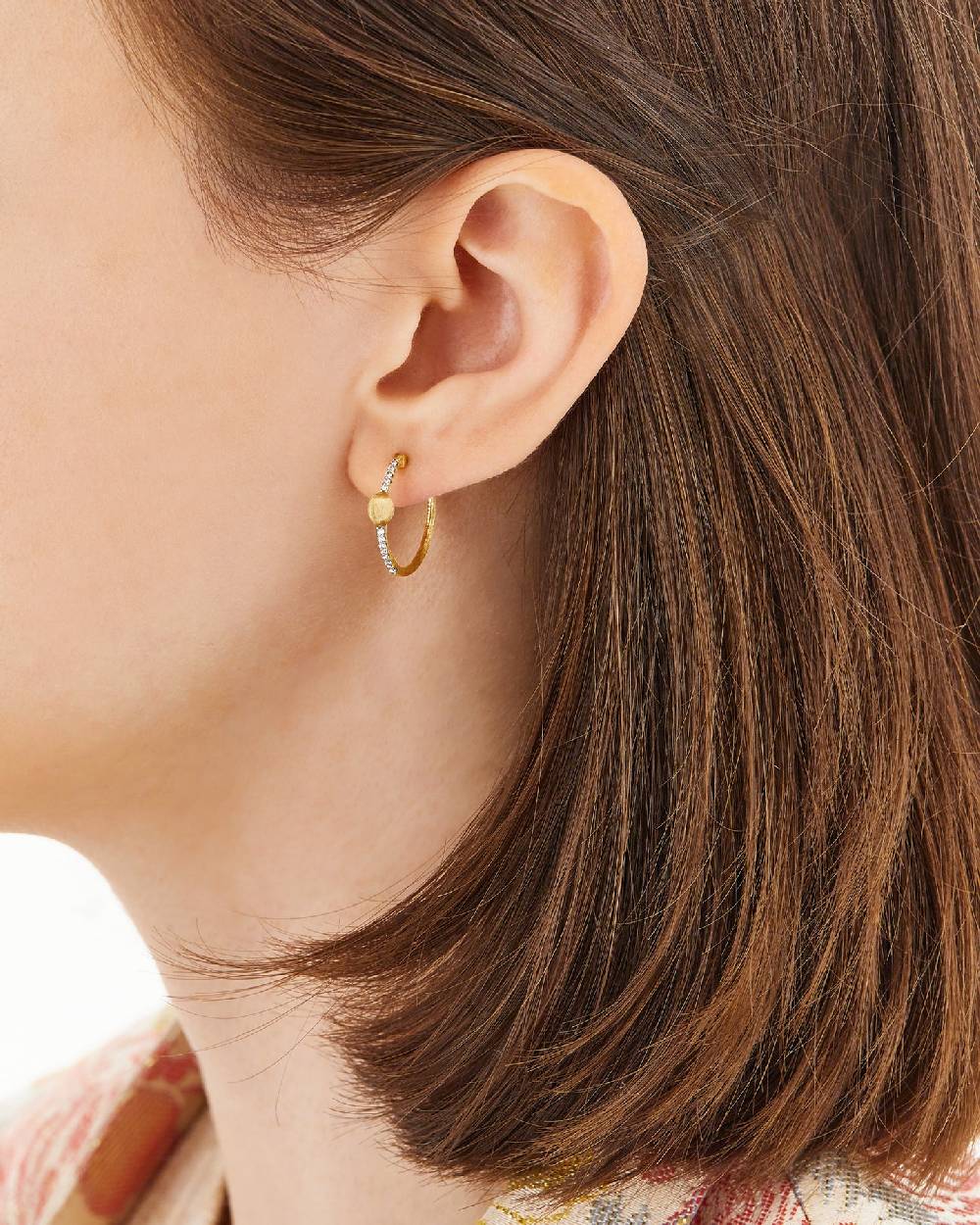Nanis Orecchini a cerchio "DANCING ÉLITE" in oro e diamanti – Nanis Italian Jewels Novità