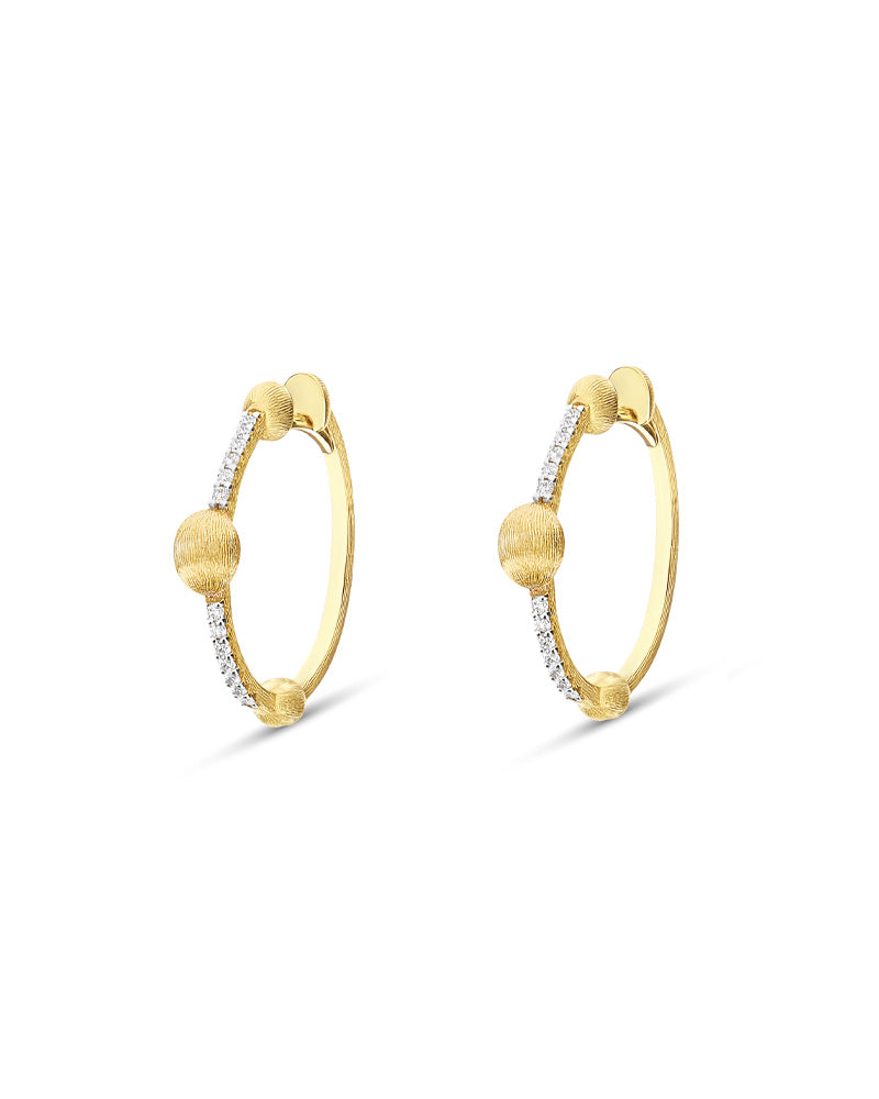 Nanis Orecchini a cerchio "DANCING ÉLITE" in oro e diamanti – Nanis Italian Jewels Novità