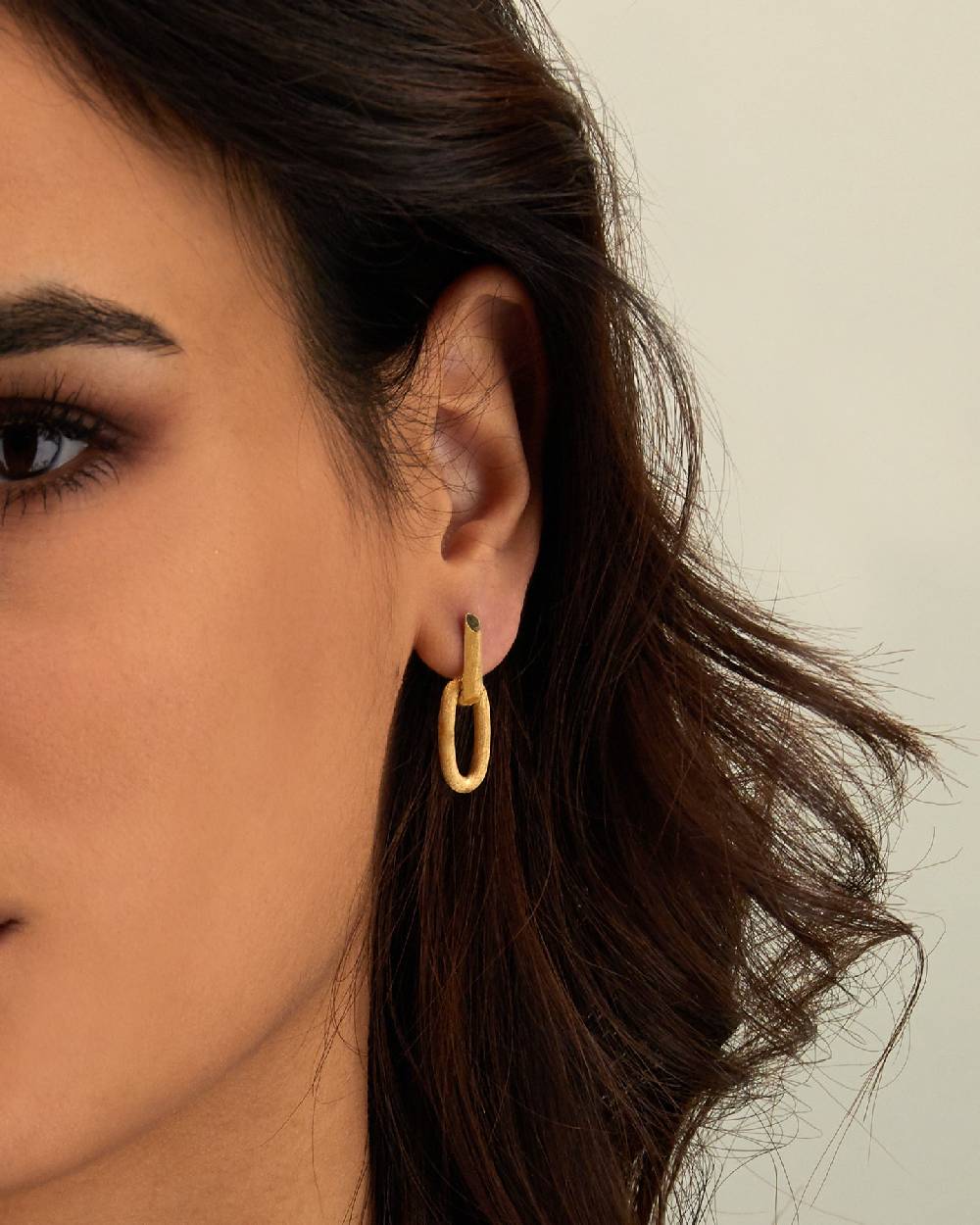 Nanis Orecchini "LIBERA" ovali eleganti in oro – Nanis Italian Jewels Vendita Economica