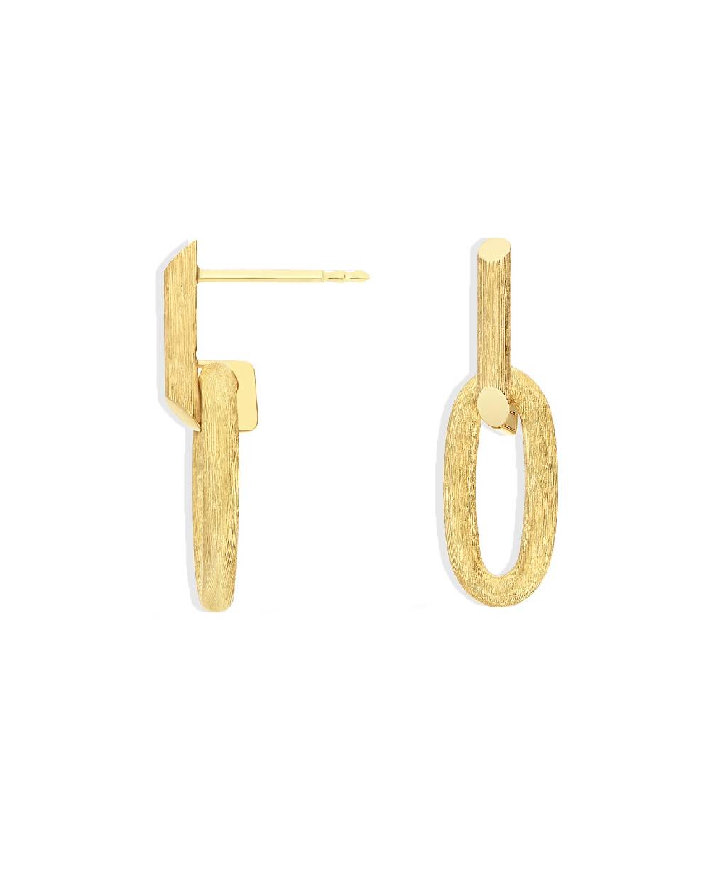 Nanis Orecchini "LIBERA" ovali eleganti in oro – Nanis Italian Jewels Vendita Economica