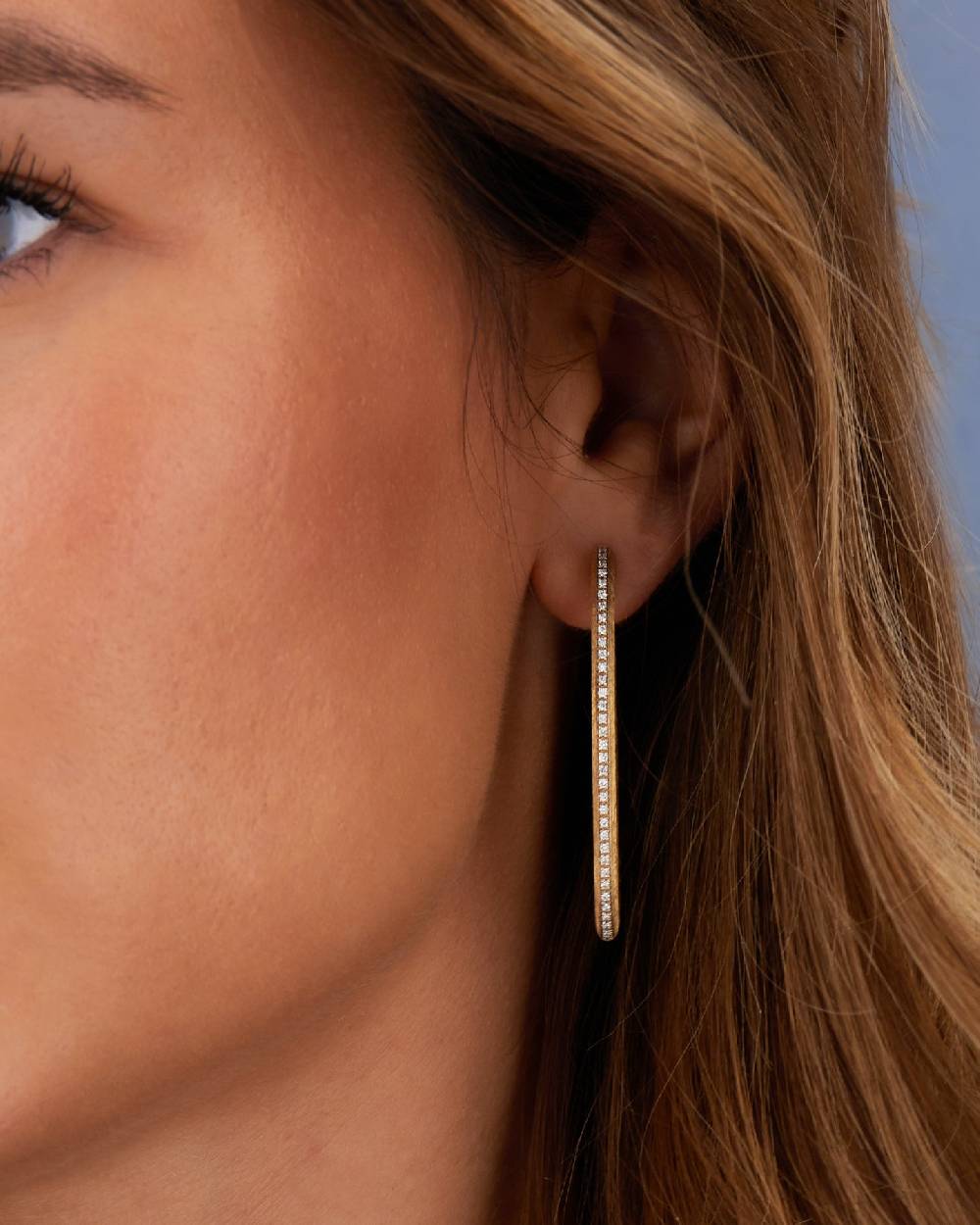 Nanis Orecchini a cerchio "LIBERA ICON" in oro e diamanti (grandi) – Nanis Italian Jewels Saldi Di Fabbrica