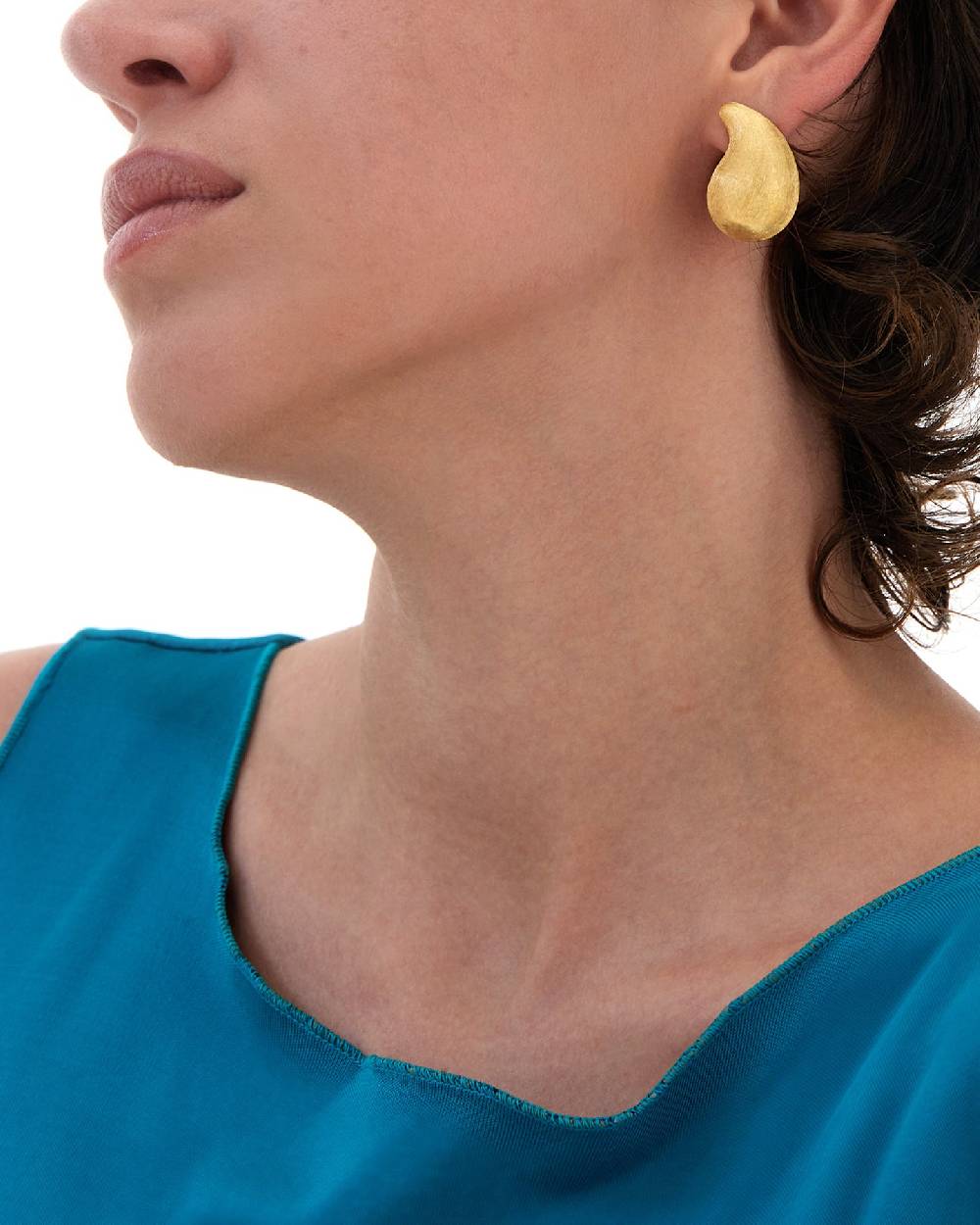 Nanis Orecchini a lobo "CASHMERE" in oro – Nanis Italian Jewels Prezzo di fabbrica