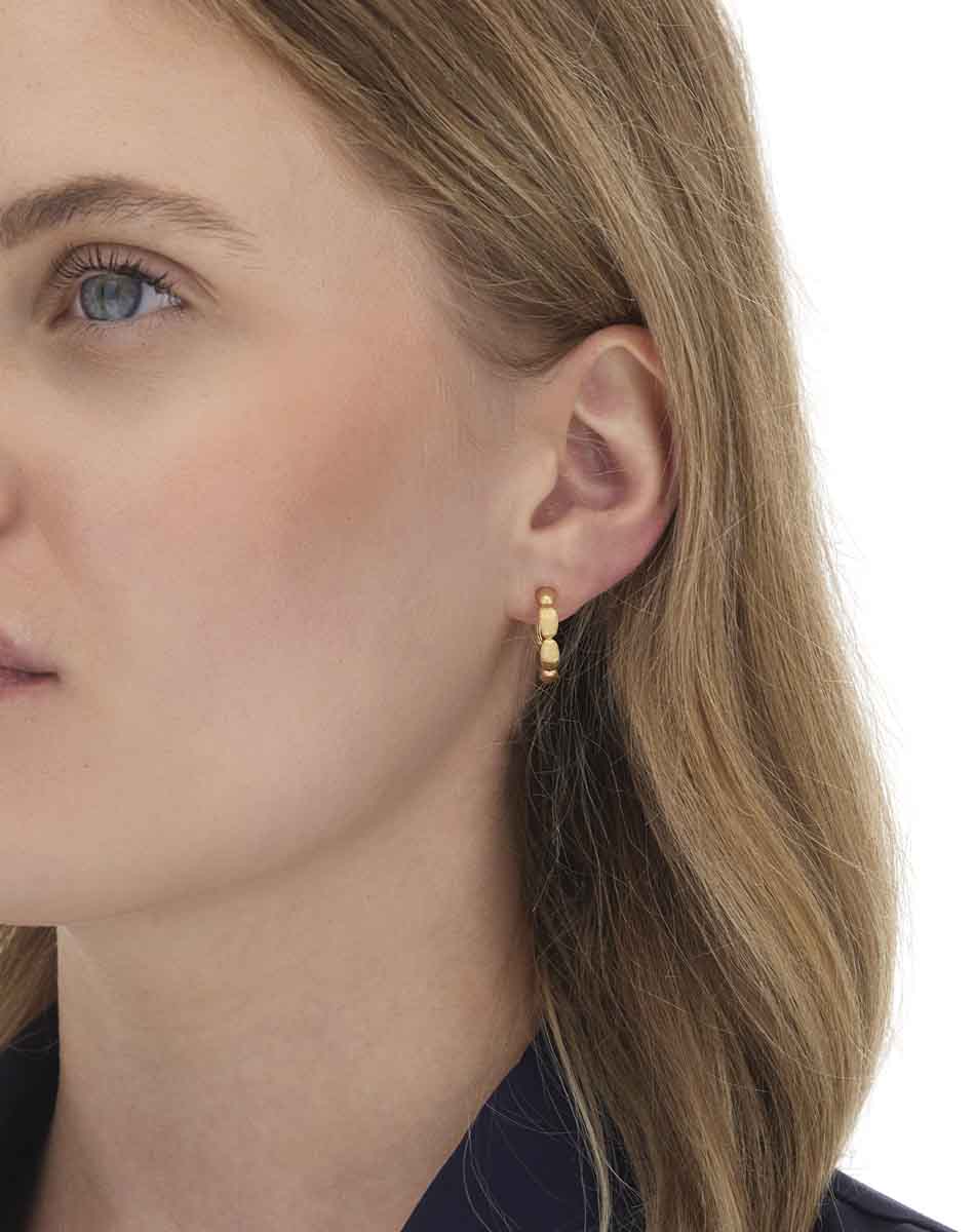 Nanis Orecchini a cerchio medi "Diva" in oro – Nanis Italian Jewels Offerta Pasqua