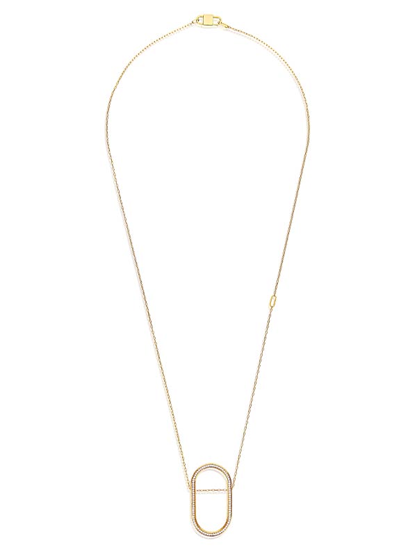 Nanis Collana "LIBERA" pendente con catena in oro e diamanti – Nanis Italian Jewels Duty-free