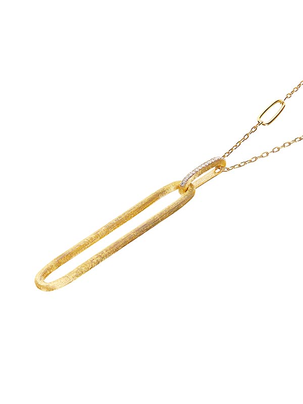 Nanis Collana "LIBERA" con pendente in oro e diamanti (lunga) – Nanis Italian Jewels 2025