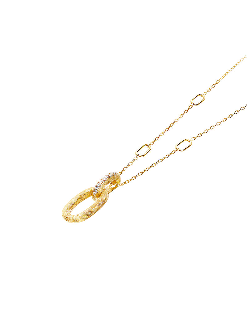 Nanis Collana "LIBERA" con pendente in oro e diamanti (corta) – Nanis Italian Jewels Italy
