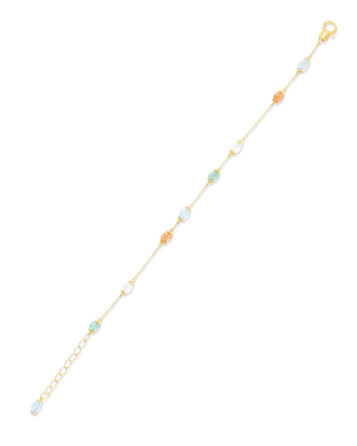 Nanis Bracciale "RAINBOW" in oro e pietre naturali – Nanis Italian Jewels Economico