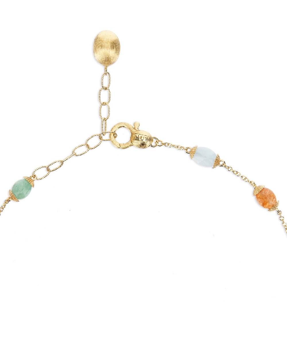 Nanis Cavigliera "RAINBOW" con boules in oro e pietre naturali – Nanis Italian Jewels Online