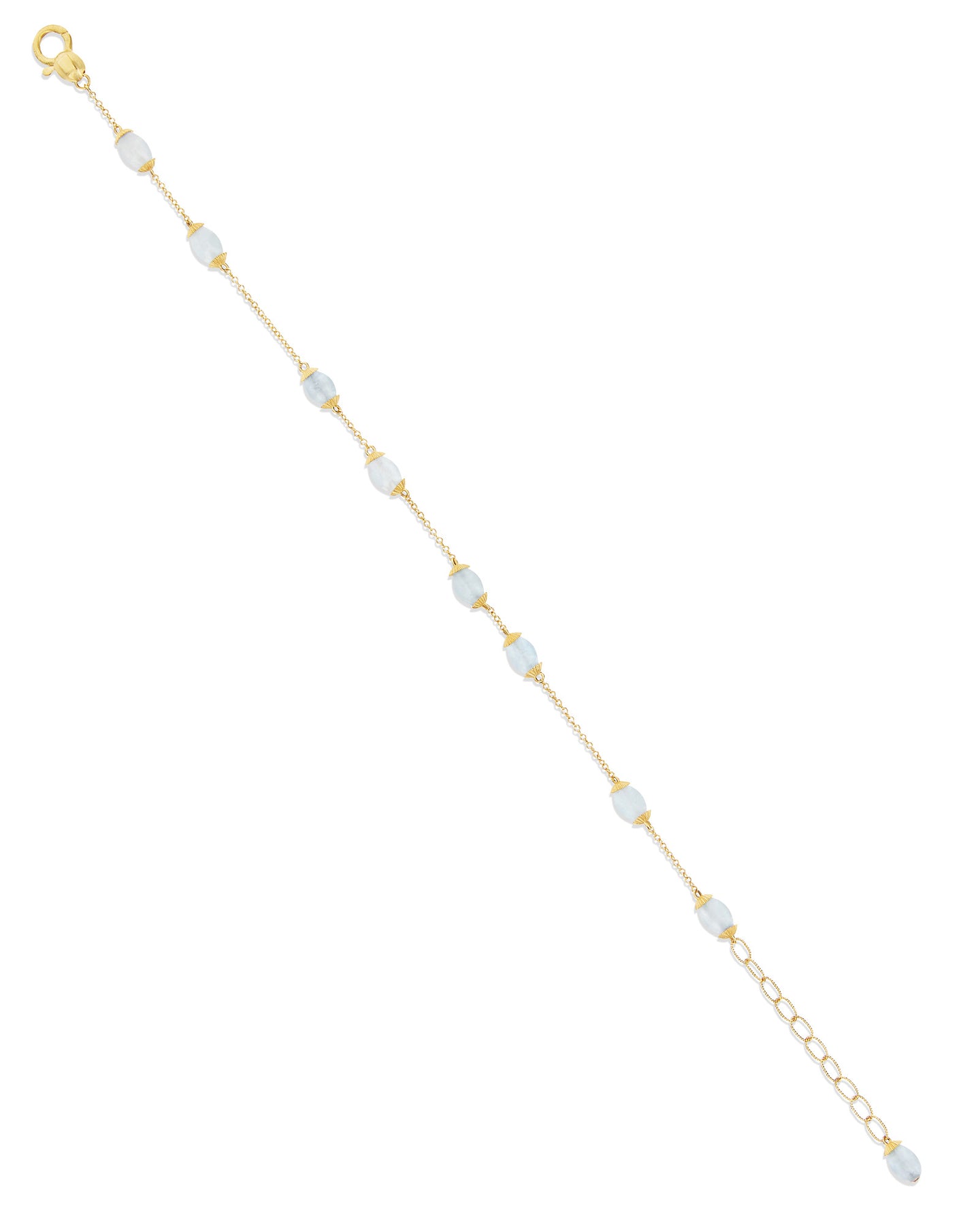 Nanis Bracciale "AZURE" in oro e acquamarina – Nanis Italian Jewels Offerte
