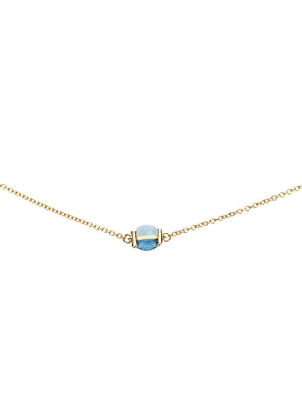 Nanis Bracciale "DANCING AZURE" in oro, topazio blu e acquamarina – Nanis Italian Jewels Saldi Di Fabbrica