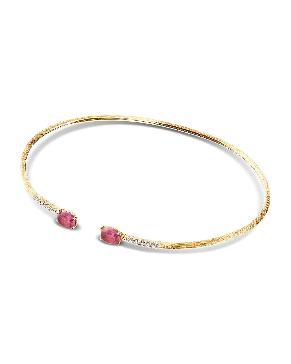 Nanis Bracciale a schiava "DANCING TOURMALINES" in oro, diamanti e tormalina – Nanis Italian Jewels Spedizione gratuita