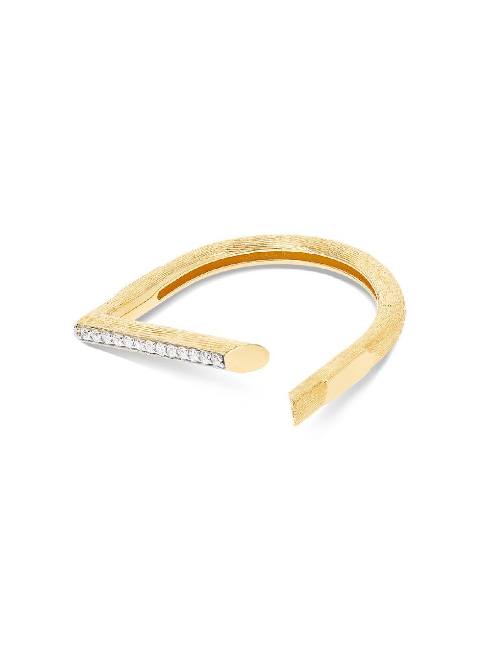 Nanis Anello "LIBERA" essenziale aperto in oro e diamanti – Nanis Italian Jewels Enormi risparmi