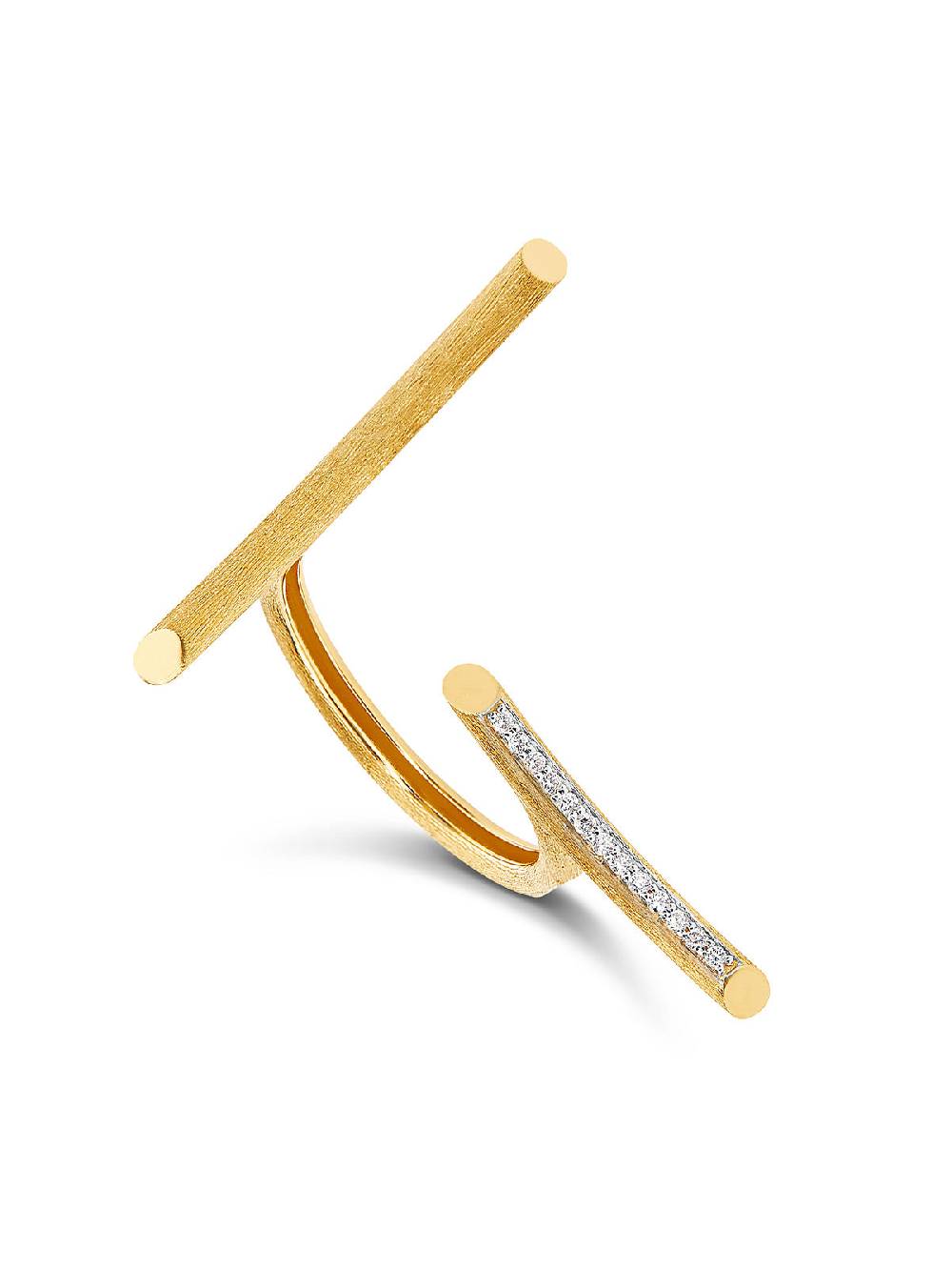 Nanis Anello "LIBERA" double face versatile in oro e diamanti – Nanis Italian Jewels Sconti VIP