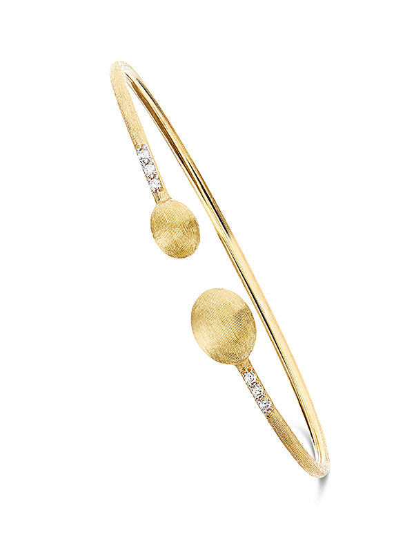 Nanis Bracciale a schiava "DANCING ÉLITE" inciso a mano in oro e diamanti – Nanis Italian Jewels Spedizione gratuita