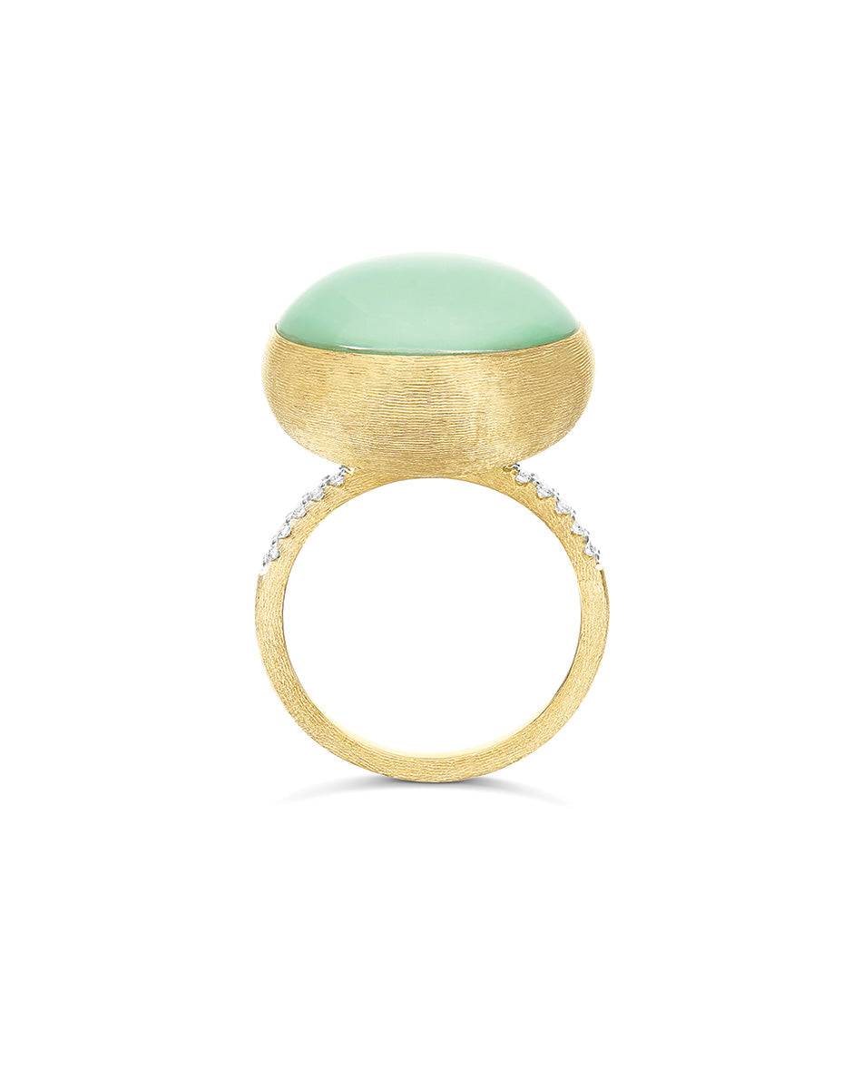 Nanis Anello Lattementa "Boules" in oro inciso, diamanti, cristallo di rocca – Nanis Italian Jewels Fino al 65% di sconto