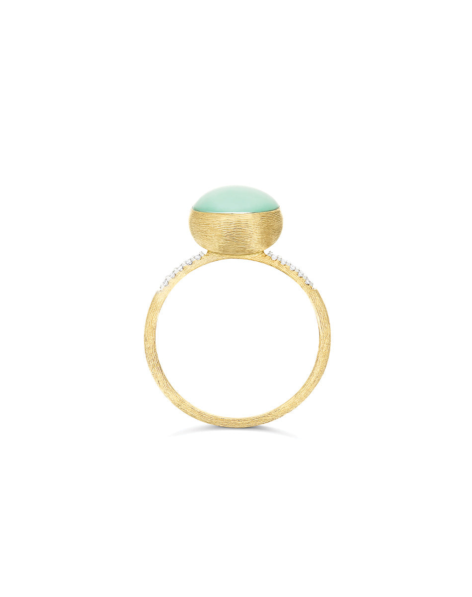 Nanis Anello Lattementa "Boules" in oro inciso, diamanti, cristallo di rocca – Nanis Italian Jewels Offerta speciale della fabbrica