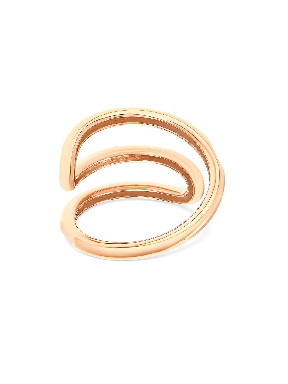 Nanis Anello "LIBERA" a spirale in oro rosa e diamanti – Nanis Italian Jewels Consegna Veloce