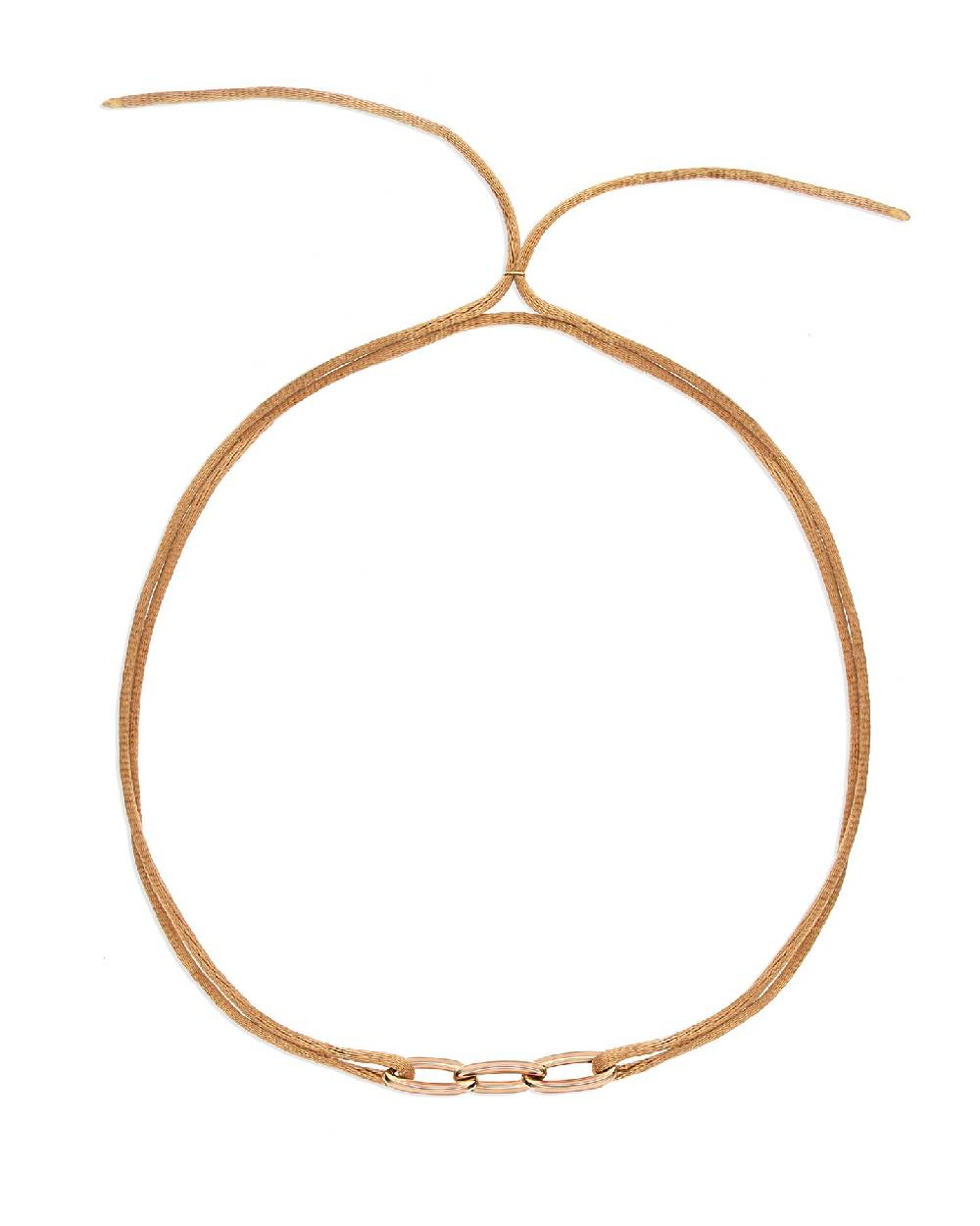 Nanis Bracciale collana "libera soul" con triplo elemento in oro rosa – Nanis Italian Jewels Sconto