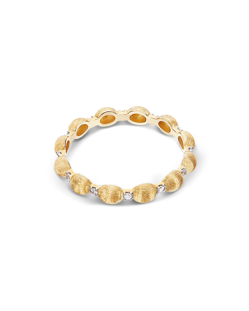 Nanis Anello "DANCING ÉLITE" con accenti di diamante e piccole boules in oro – Nanis Italian Jewels Hotsell